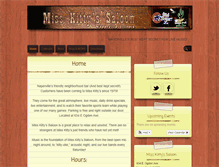 Tablet Screenshot of misskittyssaloon.com